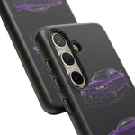 Purple R33 Skyline GTR JDM Sports Car Phone Case Tough Multi View