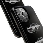 Silver Hakosuka Skyline Classic Sports Car Tough Phone Case for JDM Fans