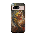 Peacock Bass Strike Phone Case Freshwater Fishing Gift for Anglers