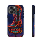 Neon Cowboy Boot phone case | High Noon Saloon design