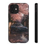 Cherry Blossom Street Scene R34 Skyline GTR Tough Case | Car Photo Cover