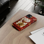 Maneki Neko Lucky Cat Art Tough Phone Case