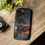 1966 GTO Orange Rainy City Tough Phone Case Cover Gift Art