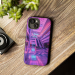 Empty Mall Escalator Vaporwave Art Tough Phone Case