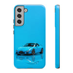 RX-7 Cyan Studio Phone Case Studio Color Match Car Art
