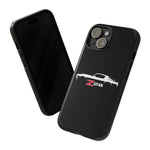 1970 Camaro Z28 White Silhouette Tough Phone Case Cover Gift