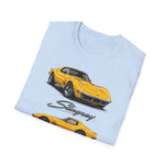 Yellow 1969 Corvette Stingray T-Shirt | Classic C3 Muscle Car Tee