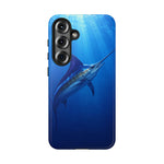 Blue Marlin Open Water Phone Case, Deep Sunbeam Tough Cover