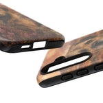 Border Terrier Earthy Watercolor Art Tough Phone Case