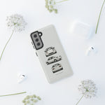 1989 Miata White Triple View Roadster Tough Phone Case Cover
