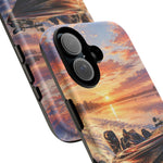 Sunset Bass Fishing Boat phone case | Tough Cover