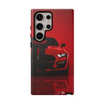 Red Mustang Art Phone Case, GT500 American Muscle Car Tough Cover
