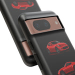 Red 370Z Sports Coupe Tough Phone Case for JDM Enthusiasts
