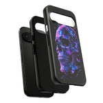 Holographic Skull Phone Case, Shattered Glass Iridescent Cover