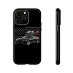 Black ZL1 Camaro Phone Case Muscle Car Tough Cover Gift Art