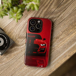 Red Mustang Art Phone Case, GT500 American Muscle Car Tough Cover