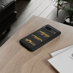 Gold Fairlady Z Classic Sports Car Tough Phone Case - 3 View