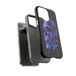 Holographic Skull Phone Case, Shattered Glass Iridescent Cover