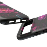 Neon Water Lilies Vaporwave Tough Phone Case