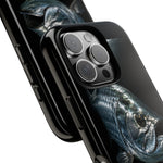 Tarpon Fishing Phone Case, Saltwater Portrait Black Cover, Gift