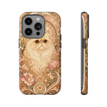 Persian Cat Floral Art Nouveau Tough Phone Case