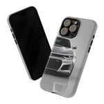 Silver Camaro Phone Case, ZL1 American Muscle Car Tough Cover for Men Gift