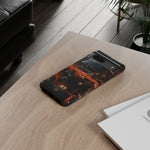 70 GTO Judge Phone Case, Rainy City Night Muscle Car Cover