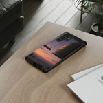 Temple Bell Sunset Phone Case Japan Zen Tough Case