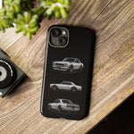 Silver Hakosuka Skyline Classic Sports Car Tough Phone Case for JDM Fans
