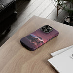 Soft White C3 Corvette Mauve Sky Phone Case
