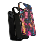 Neon Roller Skates Tough Case | Retro 80s Skate Night Phone Cover