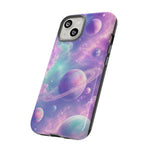 Pastel Galaxy Planet Vaporwave Art Tough Phone Case