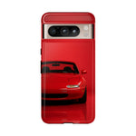 Red Miata Phone Case, NA MX5 90s JDM Roadster Tough Cover