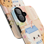 Milk Cookie Phone Case Cute Food Kawaii Tough Cover Gift Art