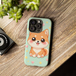 Shiba Inu Kawaii Chibi Smile Pet Dog Art Tough Phone Case