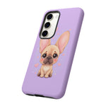 French Bulldog Bat Ears Kawaii Pet Dog Art Tough Phone Case