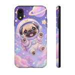 Cute Astronaut Pug Phone Case | Space Puppy Galaxy Stars