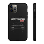 1986 Monte Carlo SS Black Front View Tough Phone Case Cover