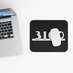 3100 Chevy Truck Mouse Pad | Minimal Numeric Design, Black Desk Mat