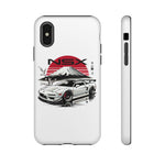 NSX Retro Mount Fuji Illustration JDM phone case | Tough Cover