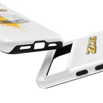 Z06 Corvette Phone Case, Yellow Sketch Reveal Chrome Cover