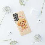 Golden Retriever Heart Eyes Kawaii Pet Dog Art Tough Phone Case