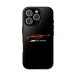 Orange C8 Z06 Phone Case for Chevy Fans, Tough Protective Cover