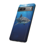 Tiger Shark Phone Case, Dappled Blue Water Tough Cover