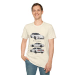 1989 240SX Car Illustration T-Shirt | JDM Coupe Side Front Rear