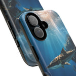 Cobia Reef Phone Case, Shaft of Light Ocean Fishing Tough Cover