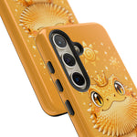 Bearded Dragon Kawaii Crown Art Tough Phone Case