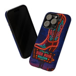 Neon Cowboy Boot phone case | High Noon Saloon design