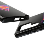 Synthwave Sunset Triangle Phone Case Retro Vaporwave Case
