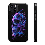 Holographic Skull Phone Case, Shattered Glass Iridescent Cover